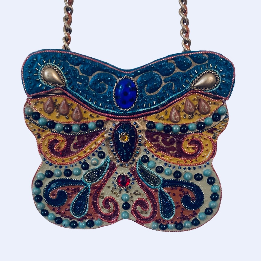 MULTICOLOR EMBELLISHED SHOULDER BAG